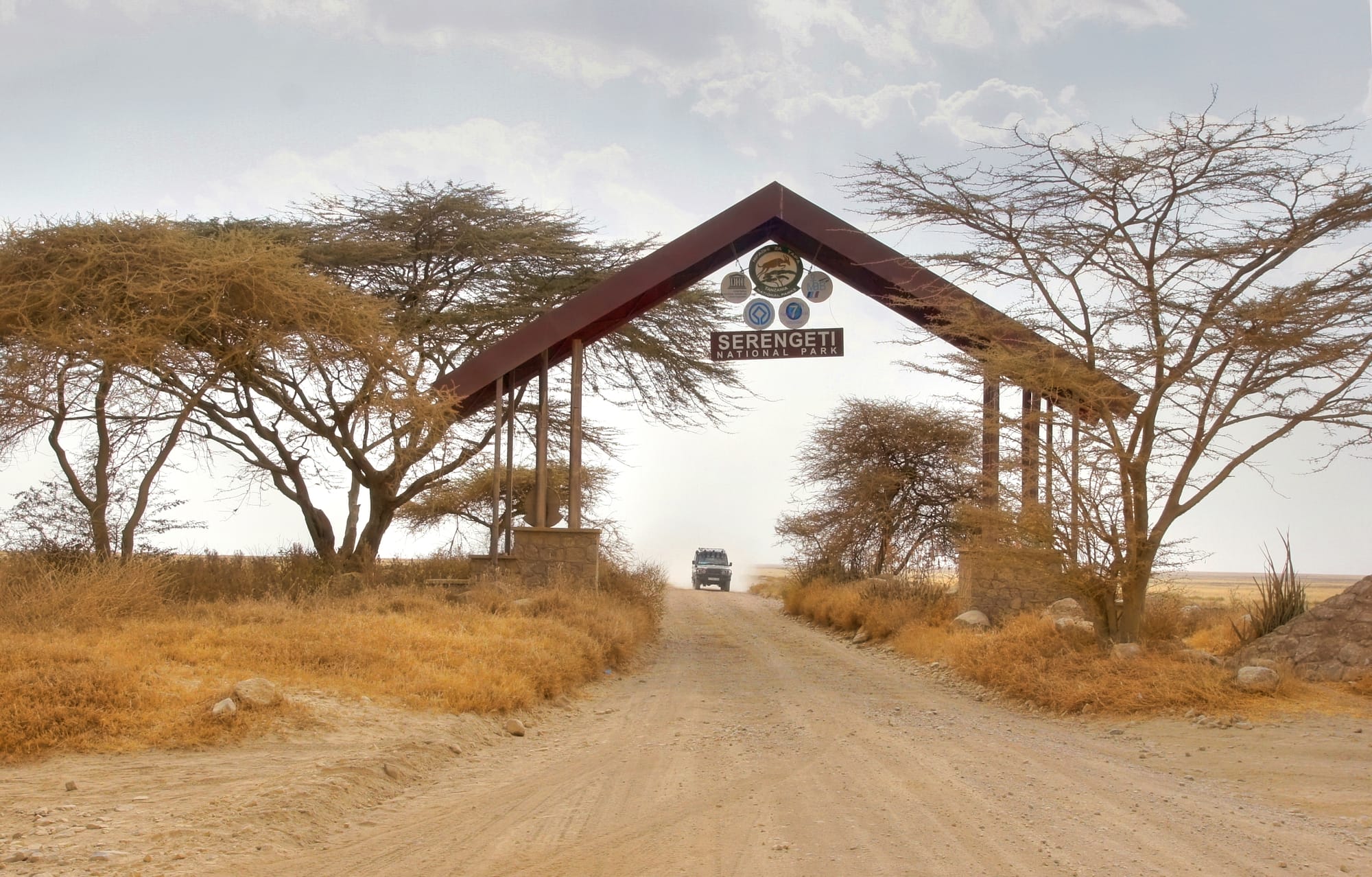 Park entrance outside of Arusha, Tanzania